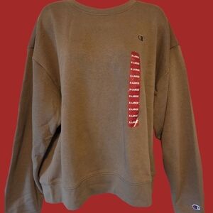 Champion Women's Crewneck Sweater in Brown